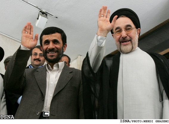 خاتمی یا احمدی نژاد پیامد یک حضور